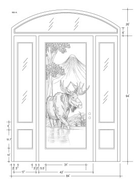 Door Name: Moose Door Drawing