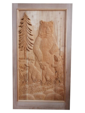 Door Name : Bear Door Prehung