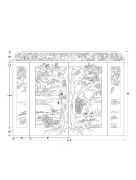 Door Name : Drawing Big Door CD-17